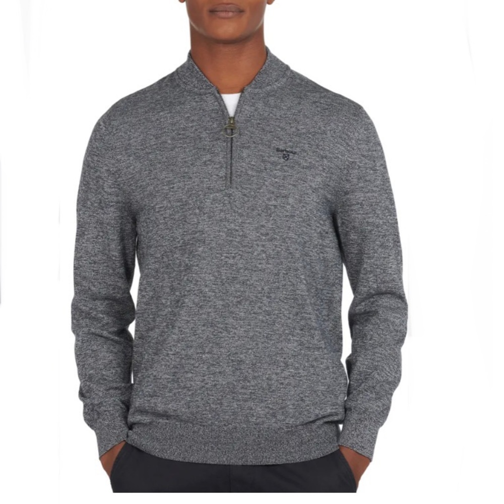 BARBOUR Sports Cotton Half-Zip Pullover